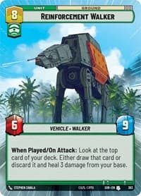 Reinforcement Walker (Hyperspace) - Spark of Rebellion - Star Wars: Unlimited card