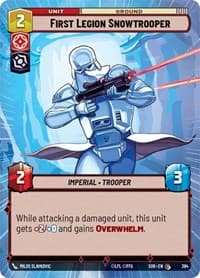 First Legion Snowtrooper (Hyperspace) - Spark of Rebellion - Star Wars: Unlimited card