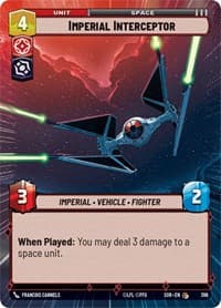 Imperial Interceptor (Hyperspace) - Spark of Rebellion - Star Wars: Unlimited card
