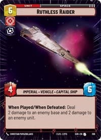 Ruthless Raider (Hyperspace) - Spark of Rebellion - Star Wars: Unlimited card