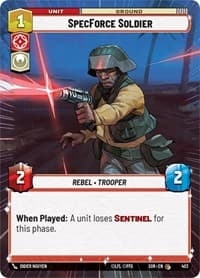 SpecForce Soldier (Hyperspace) - Spark of Rebellion - Star Wars: Unlimited card