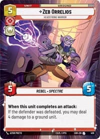 Zeb Orrelios - Headstrong Warrior (Hyperspace) - Spark of Rebellion - Star Wars: Unlimited card