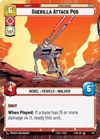 Guerilla Attack Pod (Hyperspace) - Spark of Rebellion - Star Wars: Unlimited card