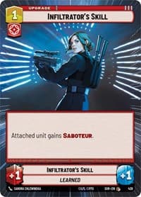 Infiltrator's Skill (Hyperspace) - Spark of Rebellion - Star Wars: Unlimited card