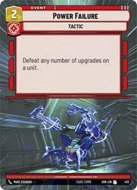 Power Failure (Hyperspace) - Spark of Rebellion - Star Wars: Unlimited card