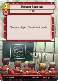 Mission Briefing (Hyperspace) - Spark of Rebellion - Star Wars: Unlimited card