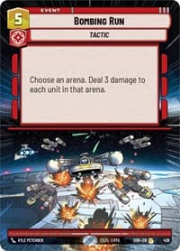 Bombing Run (Hyperspace) - Spark of Rebellion - Star Wars: Unlimited card