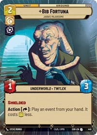 Bib Fortuna - Jabba's Majordomo (Hyperspace) - Spark of Rebellion - Star Wars: Unlimited card