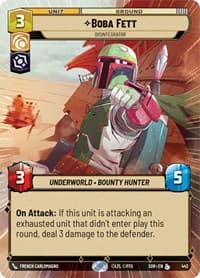 Boba Fett - Disintegrator (Hyperspace) - Spark of Rebellion - Star Wars: Unlimited card