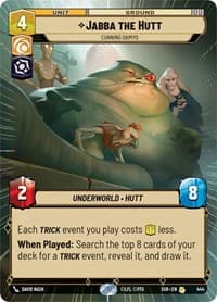 Jabba the Hutt - Cunning Daimyo (Hyperspace) - Spark of Rebellion - Star Wars: Unlimited card