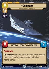 Chimaera - Flagship of the Seventh Fleet (Hyperspace) - Spark of Rebellion - Star Wars: Unlimited card
