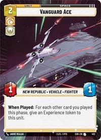 Vanguard Ace (Hyperspace) - Spark of Rebellion - Star Wars: Unlimited card
