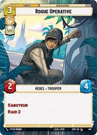 Rogue Operative (Hyperspace) - Spark of Rebellion - Star Wars: Unlimited card