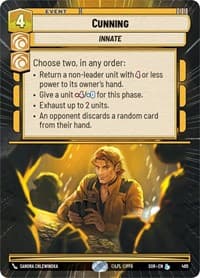 Cunning (Hyperspace) - Spark of Rebellion - Star Wars: Unlimited card