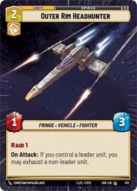Outer Rim Headhunter (Hyperspace) - Spark of Rebellion - Star Wars: Unlimited card