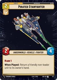 Pirated Starfighter (Hyperspace) - Spark of Rebellion - Star Wars: Unlimited card