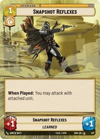 Snapshot Reflexes (Hyperspace) - Spark of Rebellion - Star Wars: Unlimited card
