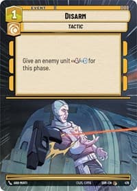 Disarm (Hyperspace) - Spark of Rebellion - Star Wars: Unlimited card