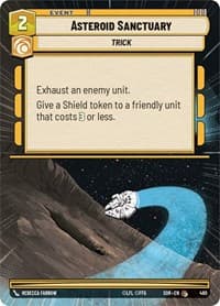 Asteroid Sanctuary (Hyperspace) - Spark of Rebellion - Star Wars: Unlimited card