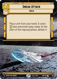 Sneak Attack (Hyperspace) - Spark of Rebellion - Star Wars: Unlimited card