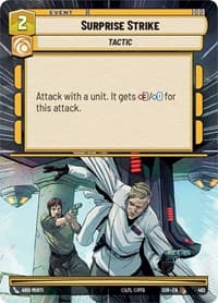 Surprise Strike (Hyperspace) - Spark of Rebellion - Star Wars: Unlimited card