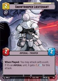 Snowtrooper Lieutenant (Hyperspace) - Spark of Rebellion - Star Wars: Unlimited card