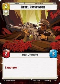 Rebel Pathfinder (Hyperspace) - Spark of Rebellion - Star Wars: Unlimited card