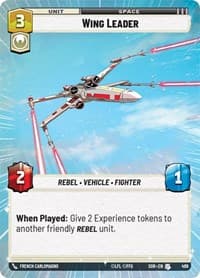Wing Leader (Hyperspace) - Spark of Rebellion - Star Wars: Unlimited card