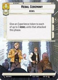 Medal Ceremony (Hyperspace) - Spark of Rebellion - Star Wars: Unlimited card