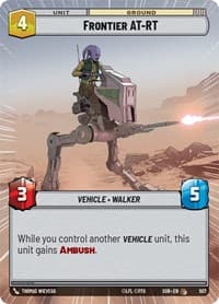 Frontier AT-RT (Hyperspace) - Spark of Rebellion - Star Wars: Unlimited card
