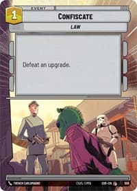 Confiscate (Hyperspace) - Spark of Rebellion - Star Wars: Unlimited card