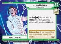 Leia Organa - Alliance General (Hyperspace) - Spark of Rebellion - Star Wars: Unlimited card
