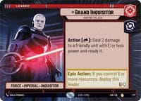 Grand Inquisitor - Hunting the Jedi (Hyperspace) - Spark of Rebellion - Star Wars: Unlimited card