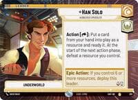 Han Solo - Audacious Smuggler (Hyperspace) - Spark of Rebellion - Star Wars: Unlimited card