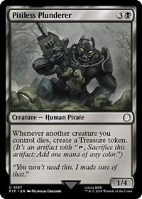 Pitiless Plunderer - Universes Beyond: Fallout - Magic: The Gathering card