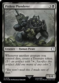 Pitiless Plunderer (Surge Foil) - Universes Beyond: Fallout - Magic: The Gathering card