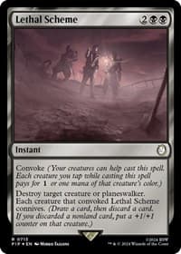 Lethal Scheme (Surge Foil) - Universes Beyond: Fallout - Magic: The Gathering card