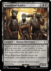 Wasteland Raider - Universes Beyond: Fallout - Magic: The Gathering card