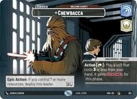 Chewbacca - Walking Carpet (Showcase) - Spark of Rebellion - Star Wars: Unlimited card