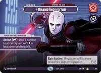 Grand Inquisitor - Hunting the Jedi (Showcase) - Spark of Rebellion - Star Wars: Unlimited card
