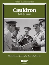 Cauldron: Battle for Gazala - Folio Series - Decision Games - Boardgames card