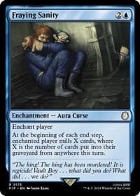 Fraying Sanity - Universes Beyond: Fallout - Magic: The Gathering card