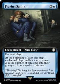 Fraying Sanity (Extended Art) - Universes Beyond: Fallout - Magic: The Gathering card