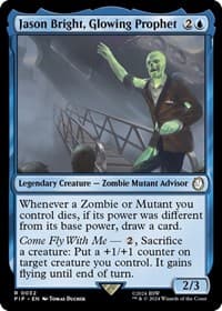 Jason Bright, Glowing Prophet - Universes Beyond: Fallout - Magic: The Gathering card