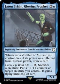 Jason Bright, Glowing Prophet (Surge Foil) - Universes Beyond: Fallout - Magic: The Gathering card