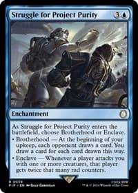 Struggle for Project Purity - Universes Beyond: Fallout - Magic: The Gathering card