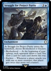 Struggle for Project Purity (Surge Foil) - Universes Beyond: Fallout - Magic: The Gathering card