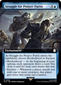 Struggle for Project Purity (Extended Art) - Universes Beyond: Fallout - Magic: The Gathering card
