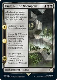 Vault 12: The Necropolis (Surge Foil) - Universes Beyond: Fallout - Magic: The Gathering card