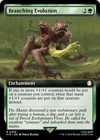 Branching Evolution (Extended Art) - Universes Beyond: Fallout - Magic: The Gathering card
